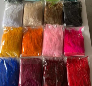 5/6" Sewing Fabric Ribbon Rooster Feather Fringe Trim for DIY Craft Clothing Dress Costume Hat Accessory Party Wedding Decor - Product Image 4