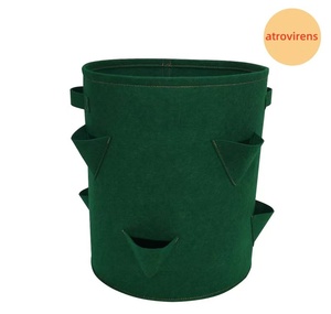 <span class=keywords><strong>Sac</strong></span> de culture <span class=keywords><strong>en</strong></span> fibre végétale biodégradable pour fraises, résistant et écologique, avec 8 poches et une capacité de 5 à 7 à 10 gallons - Product Image 6