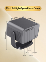 Projecteur P20 Pro 2025 p Full Hd, Home Cinéma Intelligent, Mini Projecteur 4k, Android 13 WiFi, Vidéo Portable, 1080