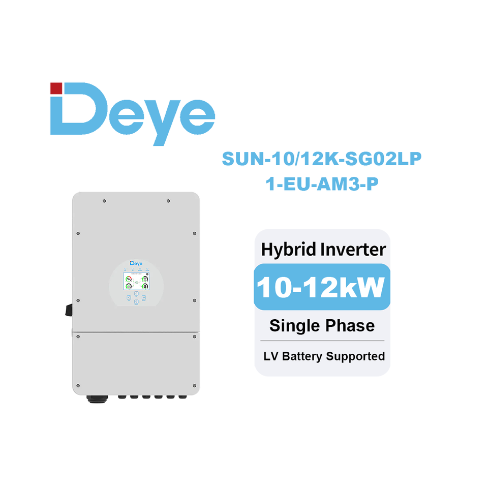 For Deye Hybrid Inverter 10KW 12KW Single Phase Low Voltage Solar ...
