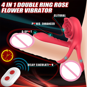 Anneau vibrant pour couple, télécommande, <span class=keywords><strong>plaisir</strong></span> sexuel, stimulation de la prostate, retard de l'éjaculation, produits pour adultes, jouet sexuel - Product Image 3