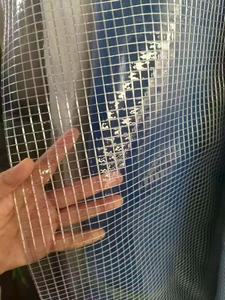 Bâche en PVC laminé renforcé, toile de bâche en maille <span class=keywords><strong>transparente</strong></span>, bâche agricole <span class=keywords><strong>transparente</strong></span> - Product Image 2