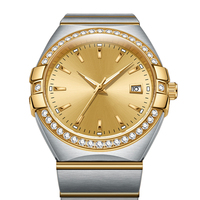 Montre mécanique automatique pour homme, haute qualité, vente en gros, logo personnalisé, directement de l'usine, montre-bracelet professionnelle