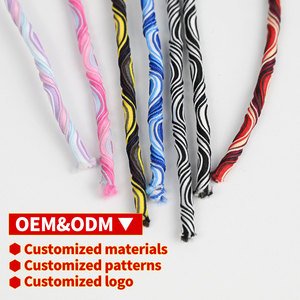工場OEM伸縮性のあるストレッチコード卸売3MM編み込みロープドローストリングカラーカスタムドローストリングコード、パーカーアパレル用 - Product Image 2