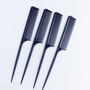 parting rat tail comb plastic hair straightener styling comb braid comb