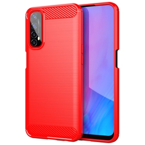 เคสฝาหลัง TPU นิ่มกันกระแทก,เคสคาร์บอนไฟเบอร์สำหรับ OPPO <span class=keywords><strong>Realme</strong></span> 7 <span class=keywords><strong>Narzo</strong></span> <span class=keywords><strong>20</strong></span> <span class=keywords><strong>Pro</strong></span> - Product Image 2