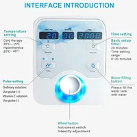 NUEVA Máquina de Electroporación Facial Dcool Portátil de Alta Precisión 220-240V Frío + Calor + EMS para Reafirmar la Piel y Anti-Hinchazón