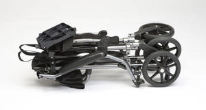 Fauteuil roulant pliable en aluminium pour personnes âgées, Compact et léger, fauteuil roulant, planche de pied amovible, <span class=keywords><strong>chariot</strong></span> de voyage, trotteur, rouleau - Product Image 5