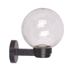 DIA:150MM,200MM,COUDE À VIS,PMMA résistant aux UV, couleur thé, lampes d'extérieur, globe, applique murale, IP54 - Product Image 1