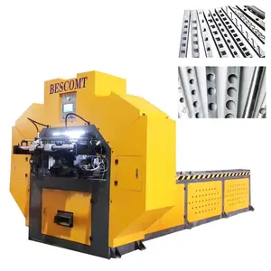 Automatic pipe punching machine with tube cutting machine profile hole punching machine