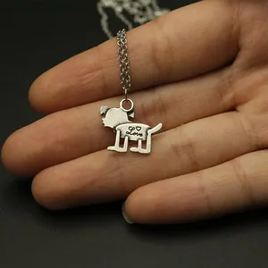 Ciondolo a Forma di Cagnolino, Collana con Animale per Donne, Gioiello con Cane Piccolo, Amuleto Adorabile a Forma di Cucciolo, Dolce Ciondolo a Tema Animale Domestico, Regalo per Lei - Product Image 2