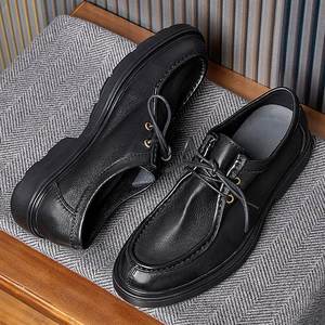 2025 Fashion Trend Men's Leather <b>Shoes</b> Formal Outdoor Leisure <b>Shoes</b> Customized Wholesale <b>Height</b> <b>Increasing</b> Waterproof Autumn - Product Image 2