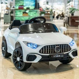 سيارة أطفال كهربائية رباعية العجلات للجنسين، لعبة تحكم عن بعد، سيارة رياضية بلاستيكية للانجراف، مقعدين للأطفال الصغار - Product Image 2