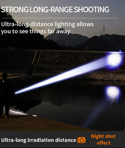 <span class=keywords><strong>New</strong></span> 30 Wát cao lumen LED Đèn Pin 1200 lumen IPX4 26650 ngân hàng điện với 5 chế độ khẩn cấp chiến thuật không thấm nước sạc <span class=keywords><strong>Torch</strong></span> - Product Image 6