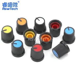 AG3 loại nhựa Knob wh148 Plum Blossom xử lý 4 gang 15 trượt chiết áp copal chiết cap