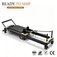 ZENJOY MOQ 1 Équipement de Pilates professionnel haut de gamme en alliage d'aluminium, Reformer de Pilates pliable pour usage commercial, domestique ou en studio
