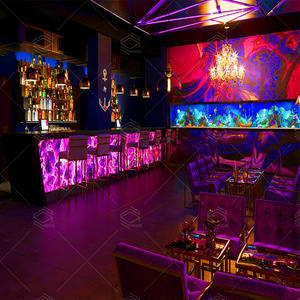 מסחרי LED בר דלפק למכירה צבעוני RGB LED אור מלון בר דלפק מועדון לילה - Product Image 2