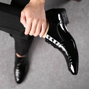 Zapatos De Vestir Para Hombres Men's Dress <strong>Leather</strong> Pointed Toe Shoes <strong>Italy</strong> 2026 Famous New Arrivals Shoes - Product Image 6