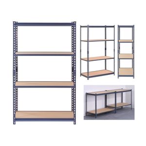 차고 창고 산업용 헤비 듀티 볼트리스 리벳 선반 강철 선반 랙 철 보관 스태킹 랙 금속 선반 - Product Image 6