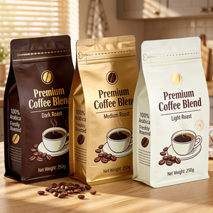 Bolsas de Café al por Mayor con Válvula y Cierre Hermético, a Prueba de Humedad, 500g 1kg 2.5kg, Tamaño Personalizado, Bajo MOQ, OEM ODM - Product Image 1