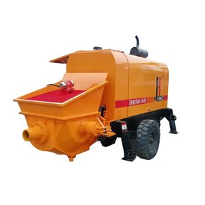 Moteur principal de pompe à béton à haute efficacité monté sur remorque de camion à moteur diesel JIUHE pour la construction, série DHBT40 50 - Product Image 5