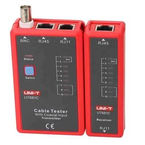 Probador de Cables UNI-T UT681C RJ45 RJ11 BNC con Entrada Coaxial, Transmisor y Receptor - Product Image 3