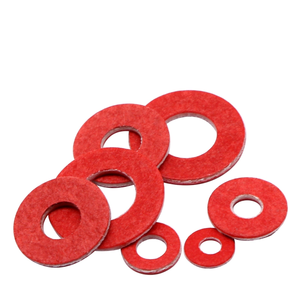 Red Steel Paper <span class=keywords><strong>Fiber</strong></span> Flat Arruelas Isolamento Assorted Fibra Anilhas Flat Ring Conjunto para Encanamento - Product Image 6