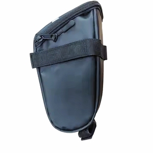 Sac de vélo de voyage portable avec logo personnalisé sac de selle de vélo en PVC TPU sacs à outils de cyclisme étanches avec sangles réfléchissantes - Product Image 5