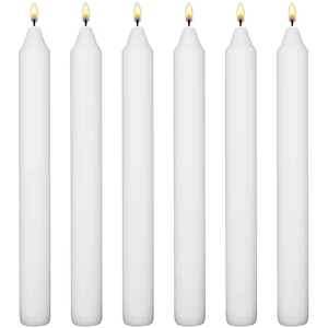 Unscented White <b>Taper</b> <b>Candles</b> Household Daily <b>Candles</b> Various Sizes Practical Home Lighting <b>Candles</b> for Indoor Decor and Daily - Product Image 6