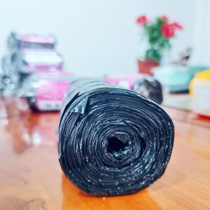 Wholesale Disposable Black <b>Plastic</b> Bags for Dormitory Office Household Use Custom Logo and Size Without Odor - Product Image 4