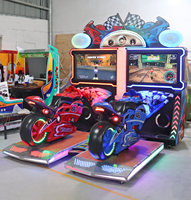 Super moto de course Arcade Machine FF moto de course Arcade Machine de jeu à pièces personnalisable