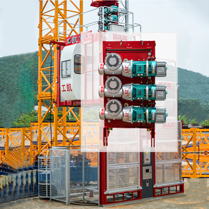Cao hiệu quả hoạt động xây dựng hoist ổ đĩa cơ chế cho hành khách hoist xây dựng thang máy động cơ - Product Image 6