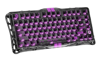 Clavier de jeu magnétique à effet Hall filaire GravaStar Mercury V75 Lite 75% avec déclenchement rapide 8KHz, échangeable à chaud, RGB