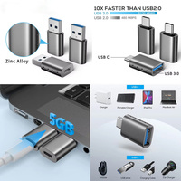 TKT USB haute vitesse 3.0 un mâle vers 3.1 femelle Type C adaptateur convertisseur de transfert de données rapide pour iPhone et ordinateurs nouvel état