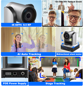 Caméra PTZ 4K 60FPS avec suivi IA et zoom optique 20x, sortie HDMI/SDI/USB3.0 pour diffusion en direct, vidéoconférence, YouTube MC550 4K - Product Image 4