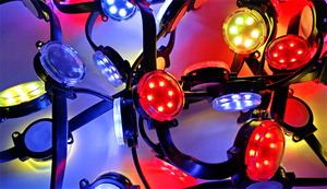 Miracle Bean chuyên nghiệp RGB pixel LED điểm ánh sáng âm thanh video chiếu sáng cho Giáng sinh IP65 đánh giá - Product Image 6