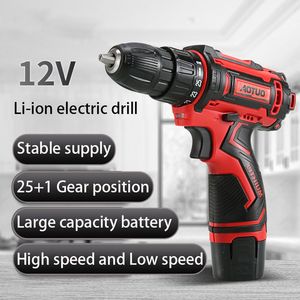 Taladro Inalámbrico Eléctrico de 12 V, Mini Destornillador Multifunción con Baterí<span class=keywords><strong>a</strong></span> de Iones de Litio de 2 Velocidades, Herramientas Eléctricas para Bricolaje - Product Image 2