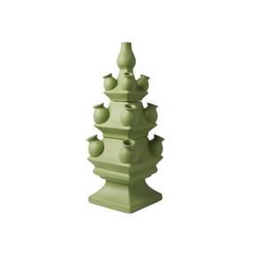 Vase décoratif en forme de tulipe mate, style pyramide, à trois niveaux, Vase de pagode, en <span class=keywords><strong>porcelaine</strong></span> - Product Image 2