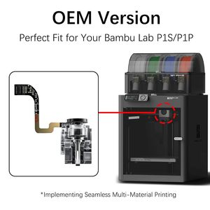 Sensor de Filamento Original para Extrusora Bambu, Compatible con <span class=keywords><strong>Bambulab</strong></span> <span class=keywords><strong>P1p</strong></span> P1s, Ensamblaje de Interruptor Hall, Kit de Detección de Presencia - Product Image 2