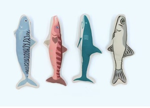 Juguetes para gatos con forma de pez de lona caliente, juguetes para masticar para aliviar el aburrimiento, hierba gatera, juguetes interactivos para gatos resistentes al desgaste, suministros para mascotas - Product Image 4