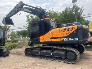 รถขุดตีนตะขาบ220LC-9S ฮุนไดมือสองพร้อมชิ้นส่วนคาวาซากิ22ตัน - Product Image 3