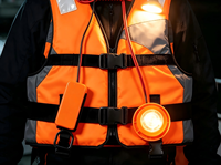 Lampe de survie pour gilet de sauvetage HYT LED, 0,75 cd, 8 h d'éclairage continu, 1,5 V, 5 ans de validité, écologique, légère, 34 g