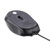 Mouse komputer warna hitam, Mouse optik 3 tombol, Mouse Gaming dengan kabel USB untuk PC, Laptop, Notebook