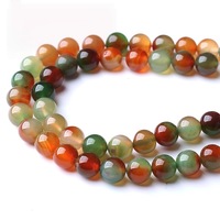 Perles rondes en agate 7A, perles en vrac pour la fabrication de bijoux, pierres naturelles de qualité supérieure, accessoires de bijouterie, vente directe d'usine