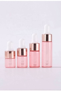 Hot Mini Size Essential Oil <b>Bottle</b> 1ml 2ml 3ml 5ml <b>Pink</b> Glass <b>Bottle</b> with Dropper - Product Image 4