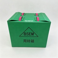Boîtes d'emballage en polypropylène PP ondulé personnalisées avec impression de logo