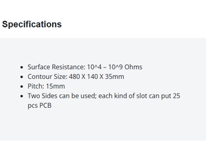 Organizador de PCB Conductor de Alta Calidad, Duradero y Antiestático para Circuitos Impresos, Manejo Seguro y Protección - Product Image 6