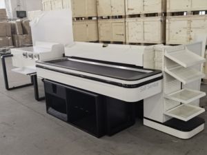 High Quality Fashionable Appearance High Definition Screen Automatic Moving Belt Self Checkout <b>Counter</b> - Product Image 6