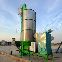 Máquina secadora de granos, máquina de secado para arroz y avena, secadora de granos móvil a diésel