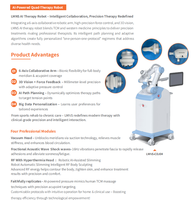 Machine robotique verticale CE à 6 axes pour soins corporels, programmation automatique, écran tactile, roues mobiles, équipement de bien-être pour salon